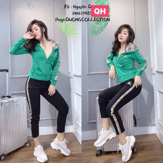 Bộ thể thao cotton da cá cao cấp