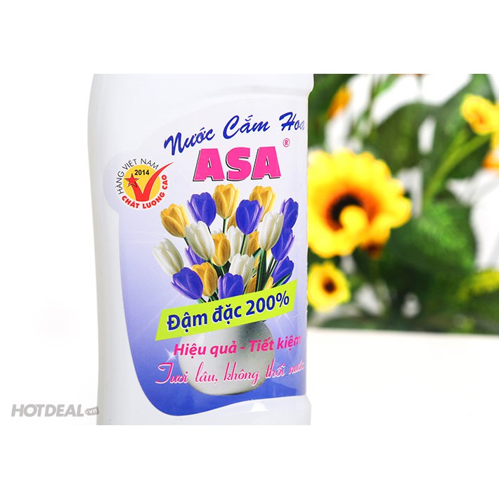 NƯỚC CẮM HOA ASA 400ML ĐẬM ĐẶC 200%&quot;GIỮ HOA TƯƠI LÂU , KO THỐI NƯỚC&quot; BẠN CỦA CHỊ EM NỌI TRỢ