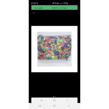 550g Đá Sỏi Màu Viên Nhỏ Trang Trí Hồ Cá - Thủy Sinh