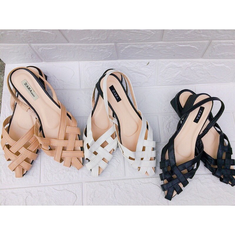 Giày sục nữ đẹp, giày sục bịt mũi đan, FULL size mã T183 | BigBuy360 - bigbuy360.vn