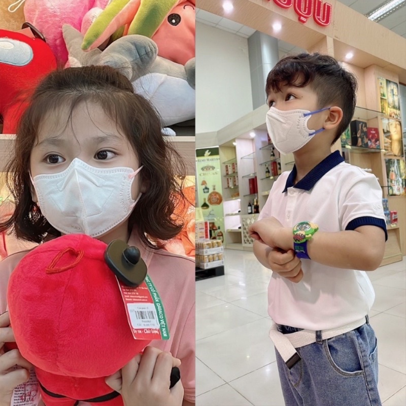 Khẩu trang cho bé, 10 chiếc khẩu trang Mặt Trời Bé Con Thịnh Phát (MẪU MỚI CÓ GỌNG SẮT BO CÁNH MŨI) CHÍNH HÃNG