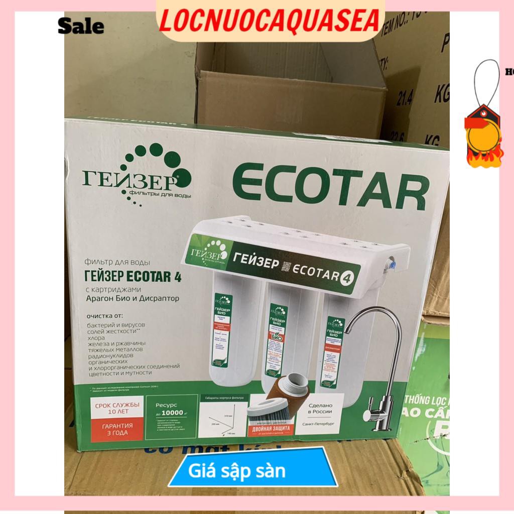 Máy lọc nước Geyser ecota 4 👉 Máy Nanogeyser Không Nước Thải Không Dùng Điện