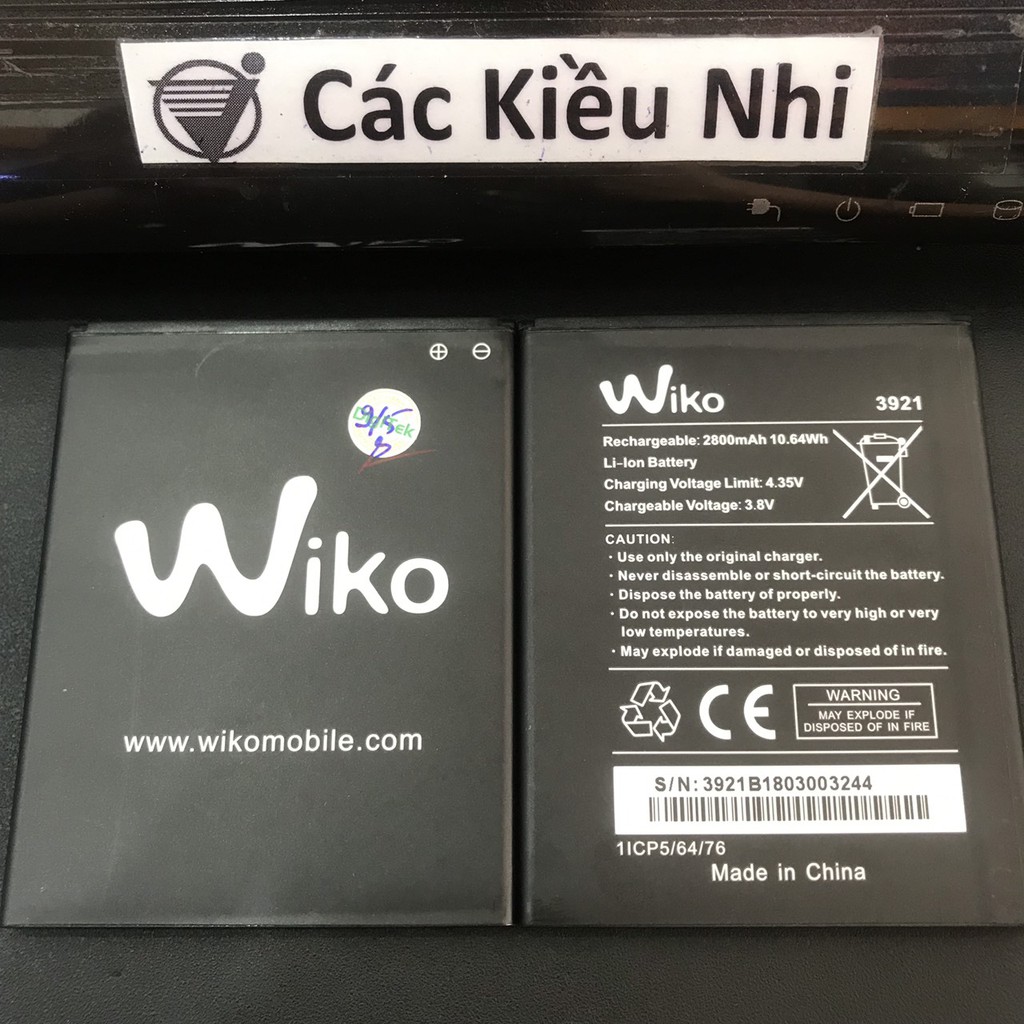 Pin Wiko Robby 2 2017 | Robby2  2017 | 3921 V3921 2800mAh chính hãng