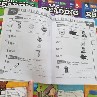 Combo 7q - 180 days of reading (Level K đến 6)