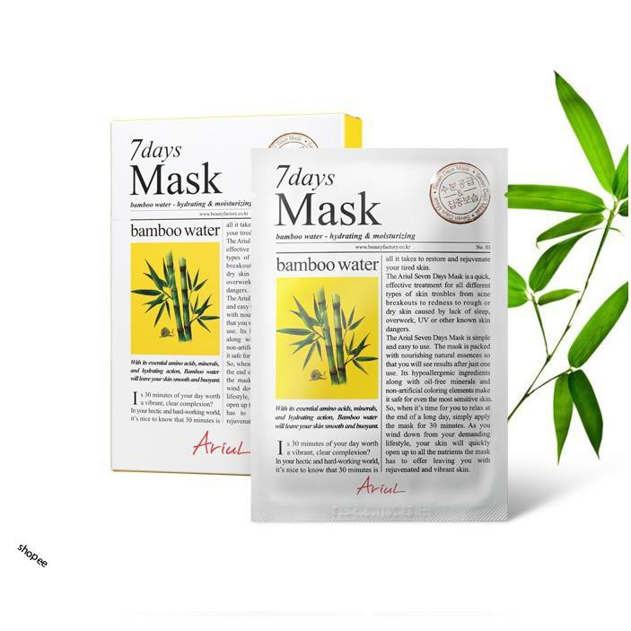 Mặt nạ cấp ẩm, dưỡng trắng Ariul 7 Days Mask 20g