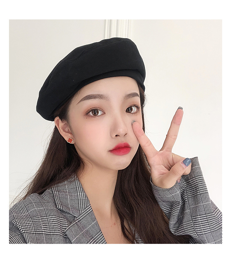 Mũ nồi bát giác 22111 mỏng phong cách Anh / Hàn thời trang xuân hè dễ phối đồ