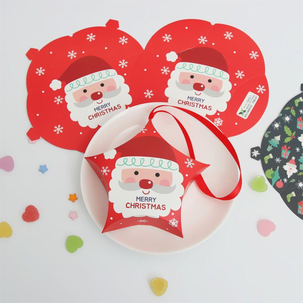 CHOOKEY Bộ 10 Túi Giấy Đựng Quà Giáng Sinh