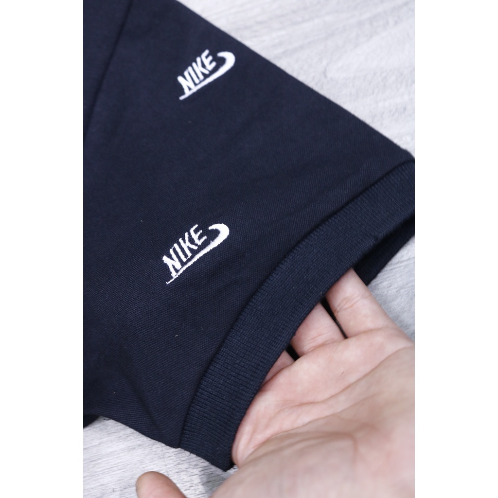 Áo thun POLO NIKE Logo Thêu Nam Nữ Cổ Bẻ - Vải Vải Cá Sấu Cotton Lacoste Trẻ Trung