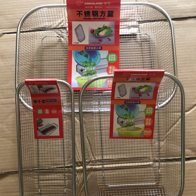 Rổ lưới inox