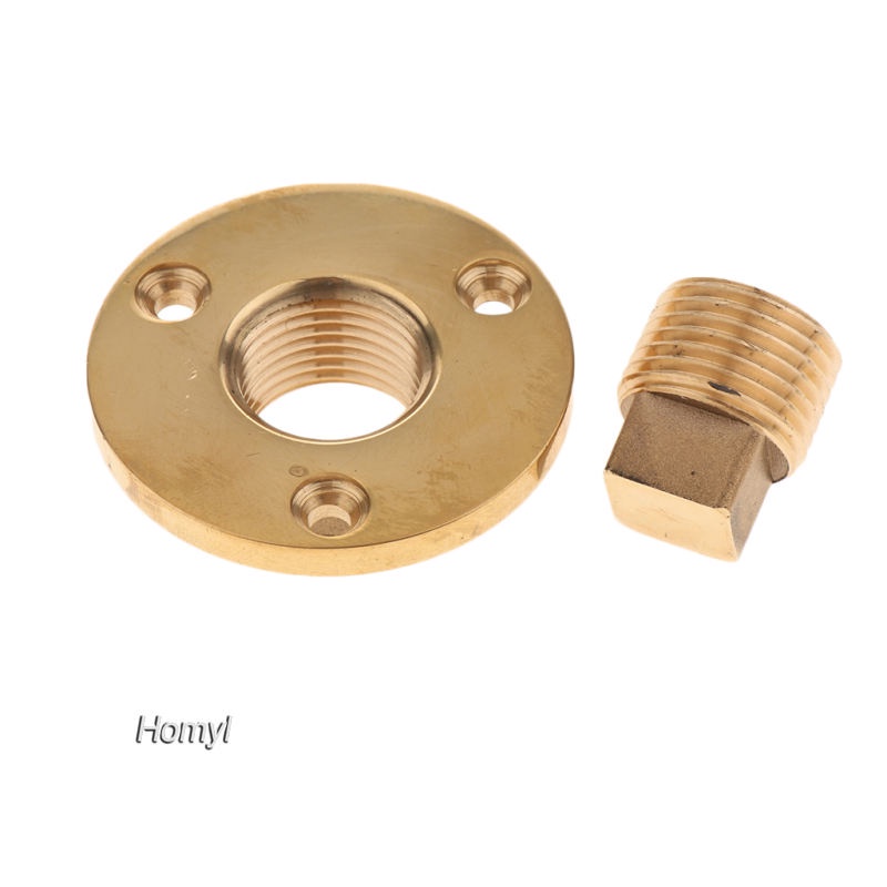 Nút chặn lỗ thoát nước hình tròn 1" bằng đồng cho 1/2''NPT | BigBuy360 - bigbuy360.vn