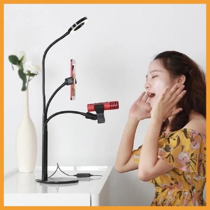 ⚡FREE SHIP⚡ Micro Live Stream C7 + Hát Karaoke Trên Điện Thoại Hỗ Trợ thu âm - chính hãng - BH 3 tháng