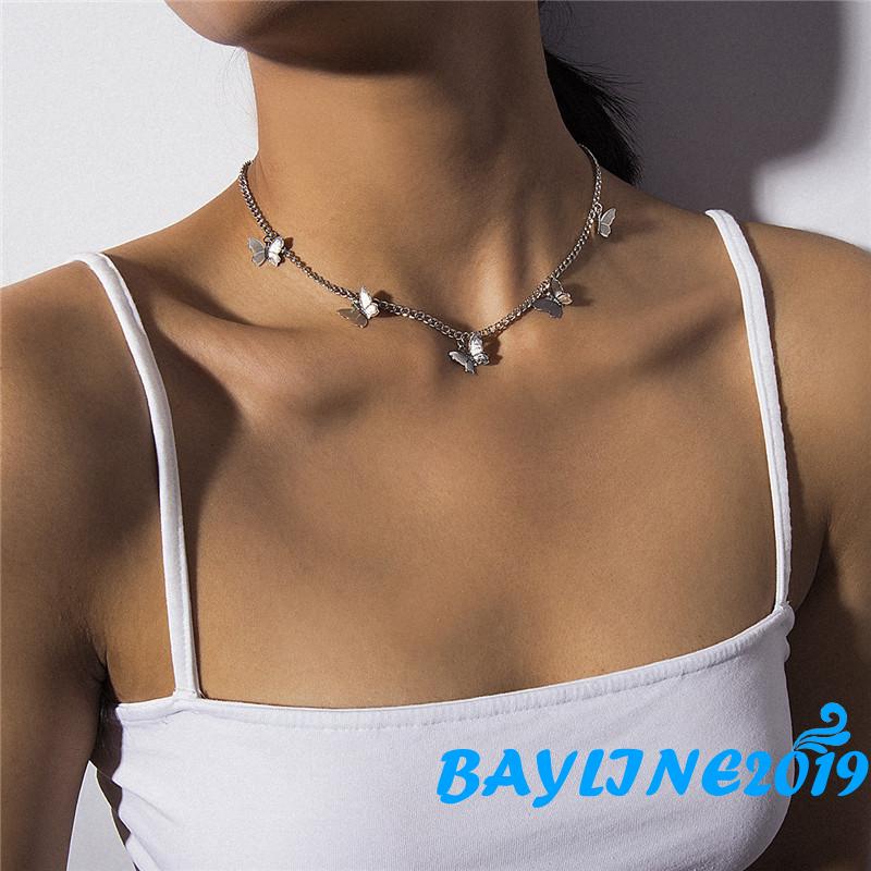 Vòng Cổ Choker Hình Bướm Quyến Rũ Thời Trang Phong Cách Cho Nữ