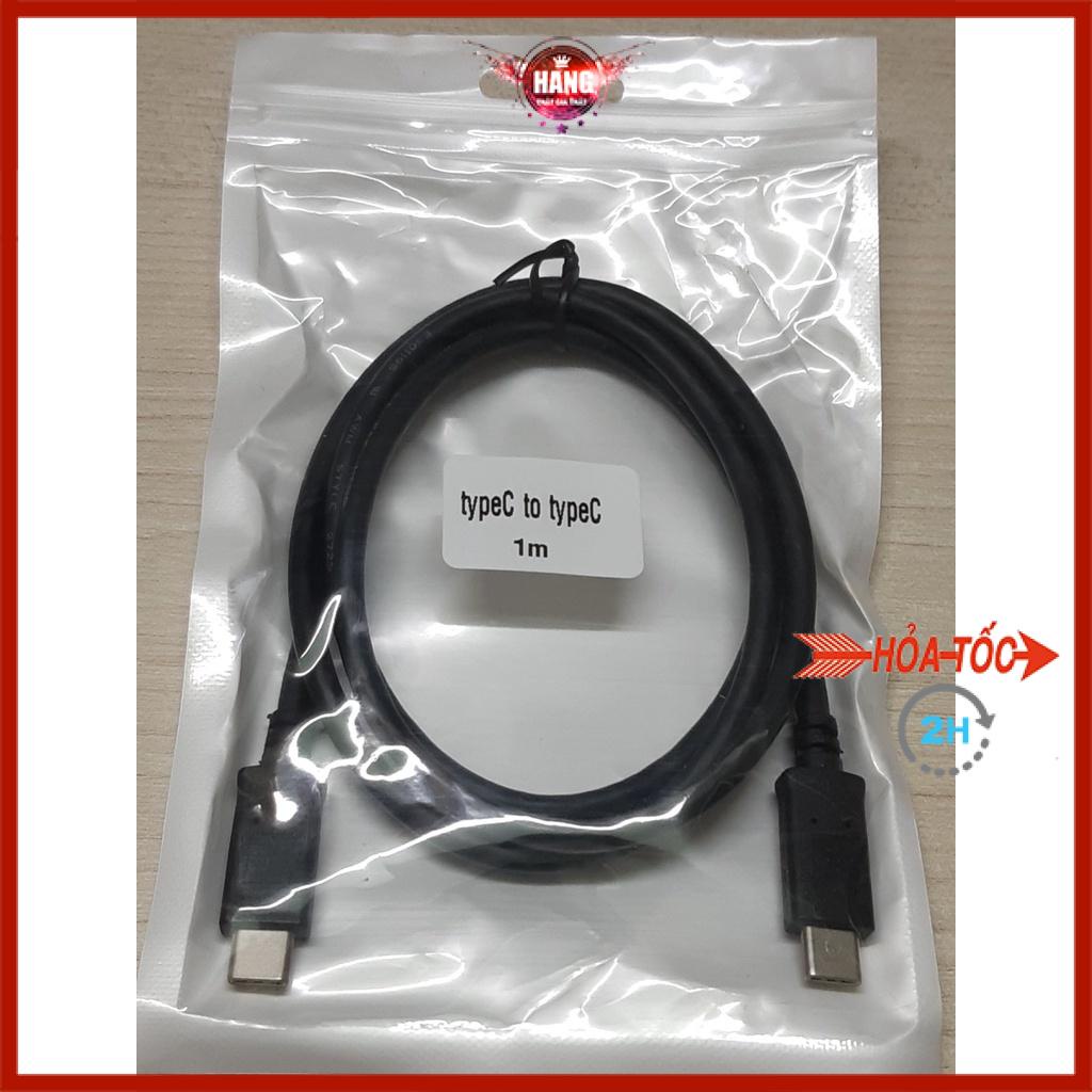 Cáp Type-c (Thunderbolt 3) dài 1m hỗ trợ sạc PD 60w, 4k60hz, HDR 10 có hỗ trợ Thunderbolt 4 kết nối màn hình Type-c