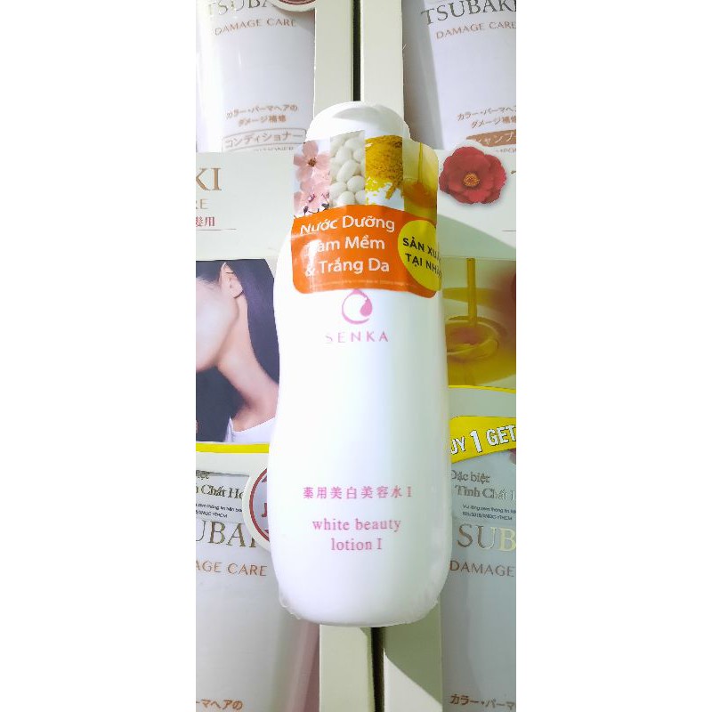 (SX Nhật Bản) Nước dưỡng làm mềm và trắng da Senka White Beauty Lotion I 200ml