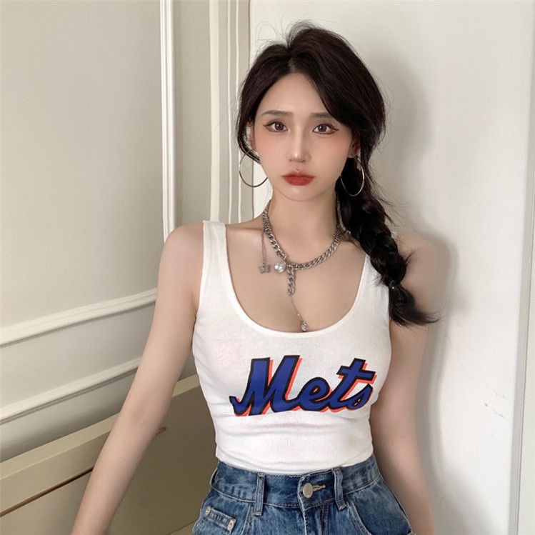 Áo yếm mini không tay gợi cảm / Đen / Trắng