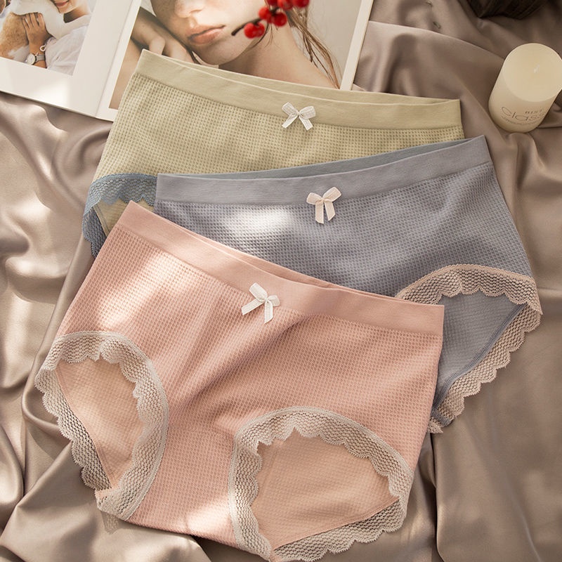 Combo 10 chiếc Quân lót cotton thoáng khí, siêu mềm mịn, co dãn
