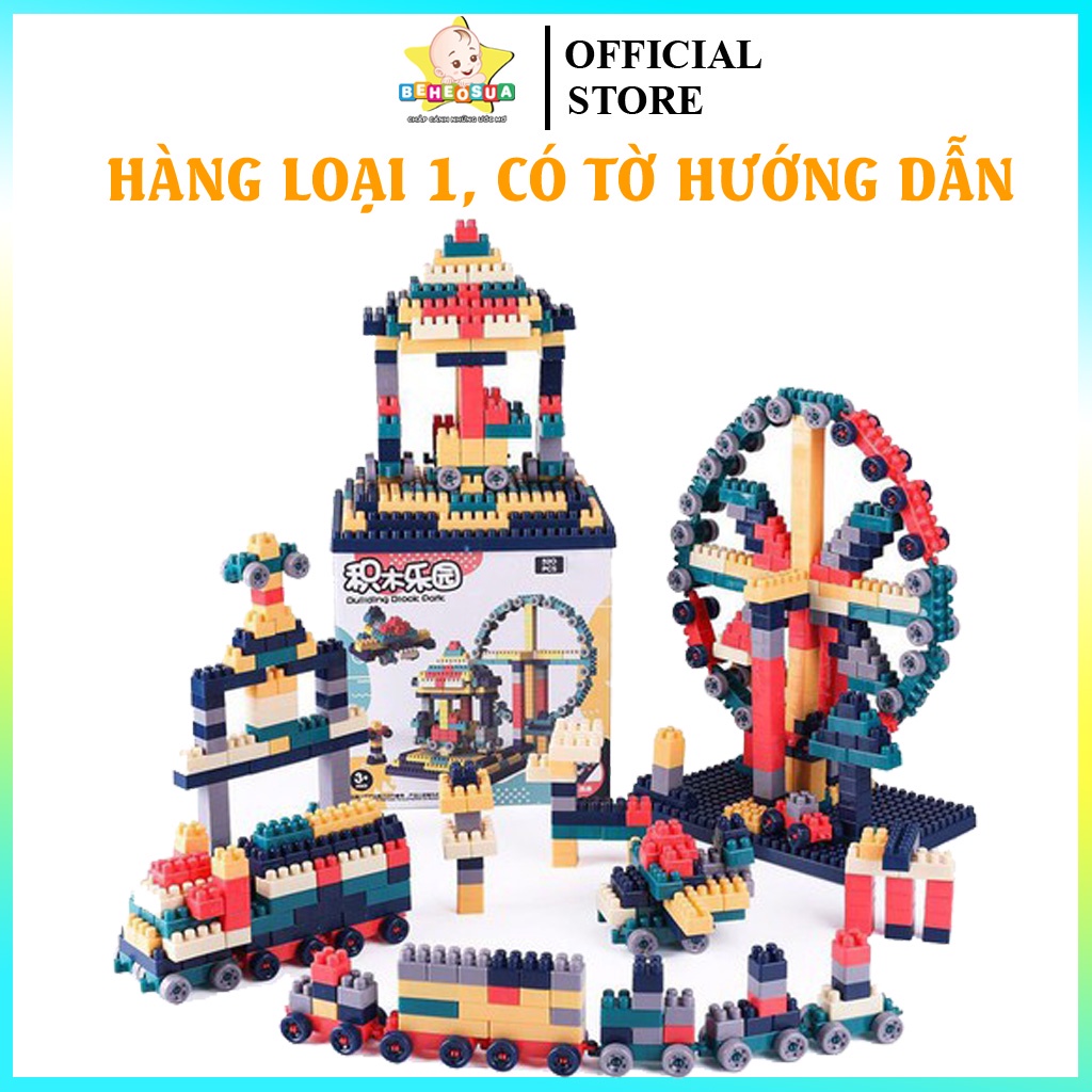 Đồ Chơi Bộ ghép hình Ghép Hình 520 Chi Tiết , Đồ Chơi Xếp Hình Cho Bé Thoả Sức Sáng Tao
