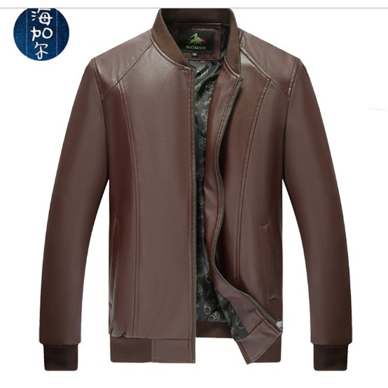 Áo da jacket/Áo khoác/Áo da nam da nhân tạo, phong cách Hàn Quốc, phù hợp cho mùa xuân