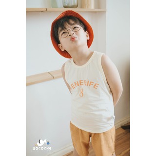[Áo 3 lỗ bé trai SOCOCHE] Áo 3 lỗ hè vải cotton thoáng mát dáng thể thao năng động dành cho bé trai AL31
