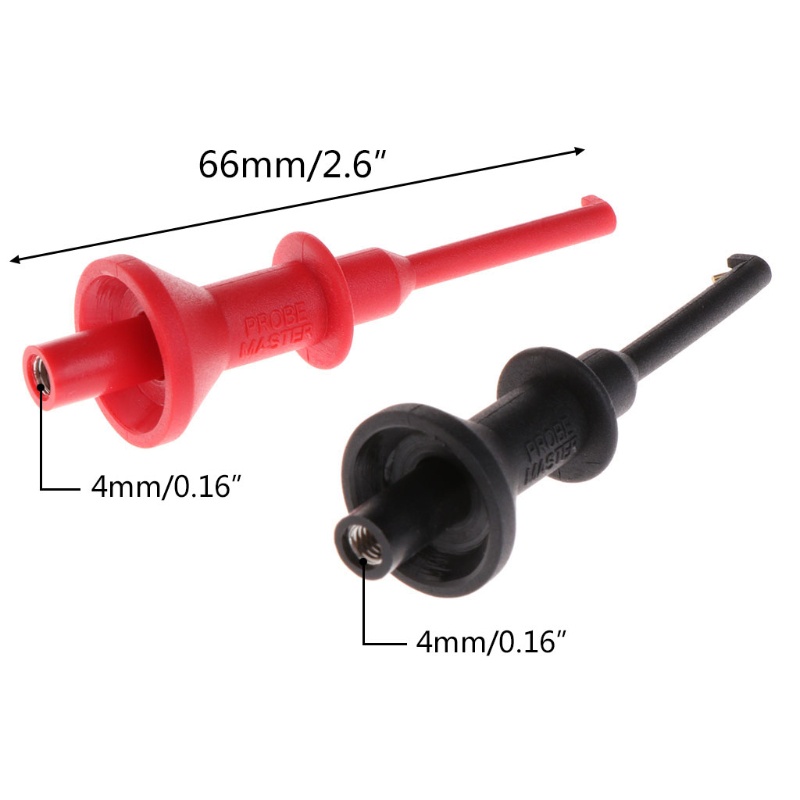 Cặp Đầu Móc Thử Nghiệm Dạng Kẹp 4MM Chuyên Dụng