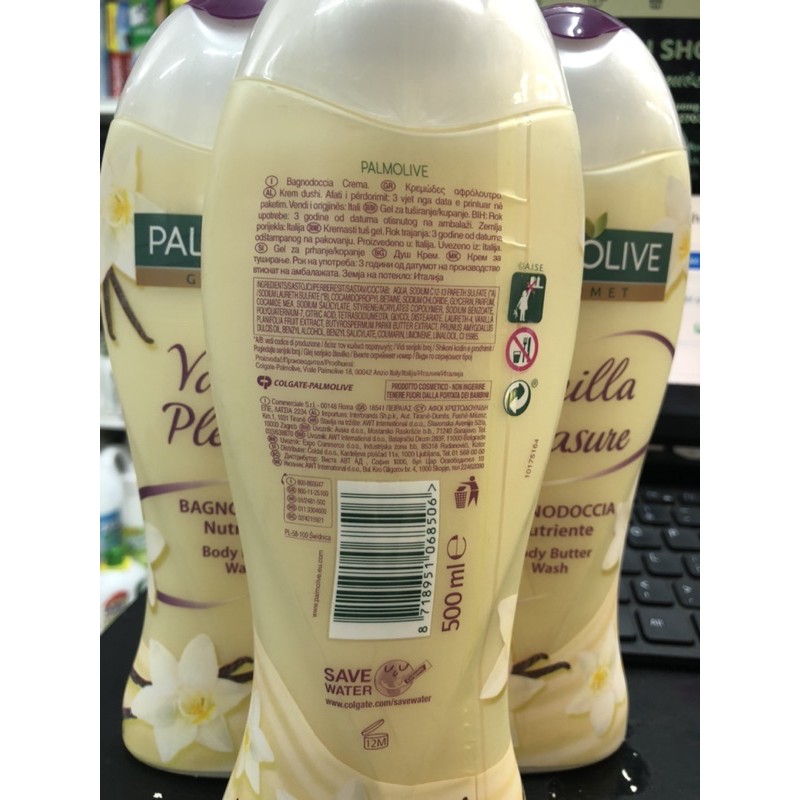 Sữa tắm Palmolive vanilla 500ml