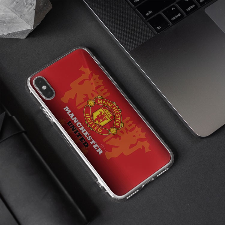 Ốp lưng Manchester United logo cho Iphone 5 6 7 8 Plus 11 12 Pro Max X Xr MAN20210051