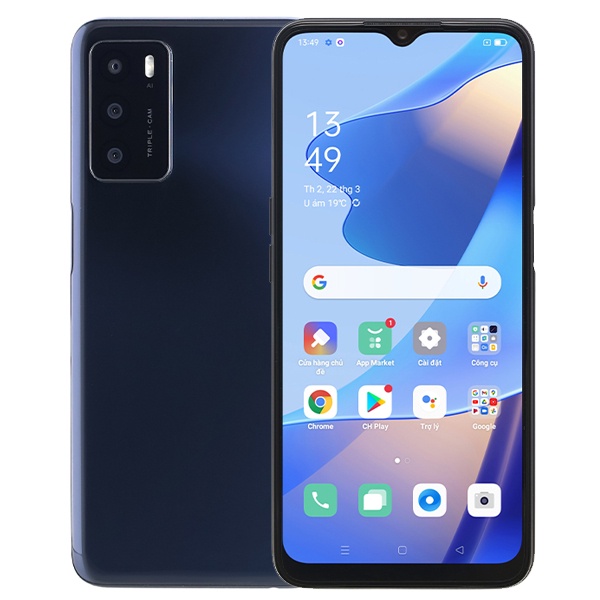 Điện thoại OPPO CPH2269 - A16 3GB Đen Mạnh Mẽ