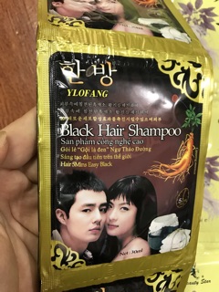 Lẻ 1 gói dầu gội nhuộm đen tóc