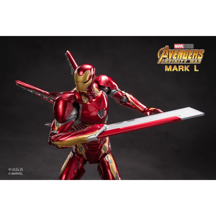 Mô hình ZD Toys Iron Man Mark 50 MK50 Deluxe Avengers Infinity War 1/10 - Marvel Chính hãng
