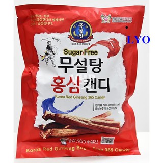 Kẹo Hồng Sâm Sugar free 365 Hàn Quốc 500.gr.