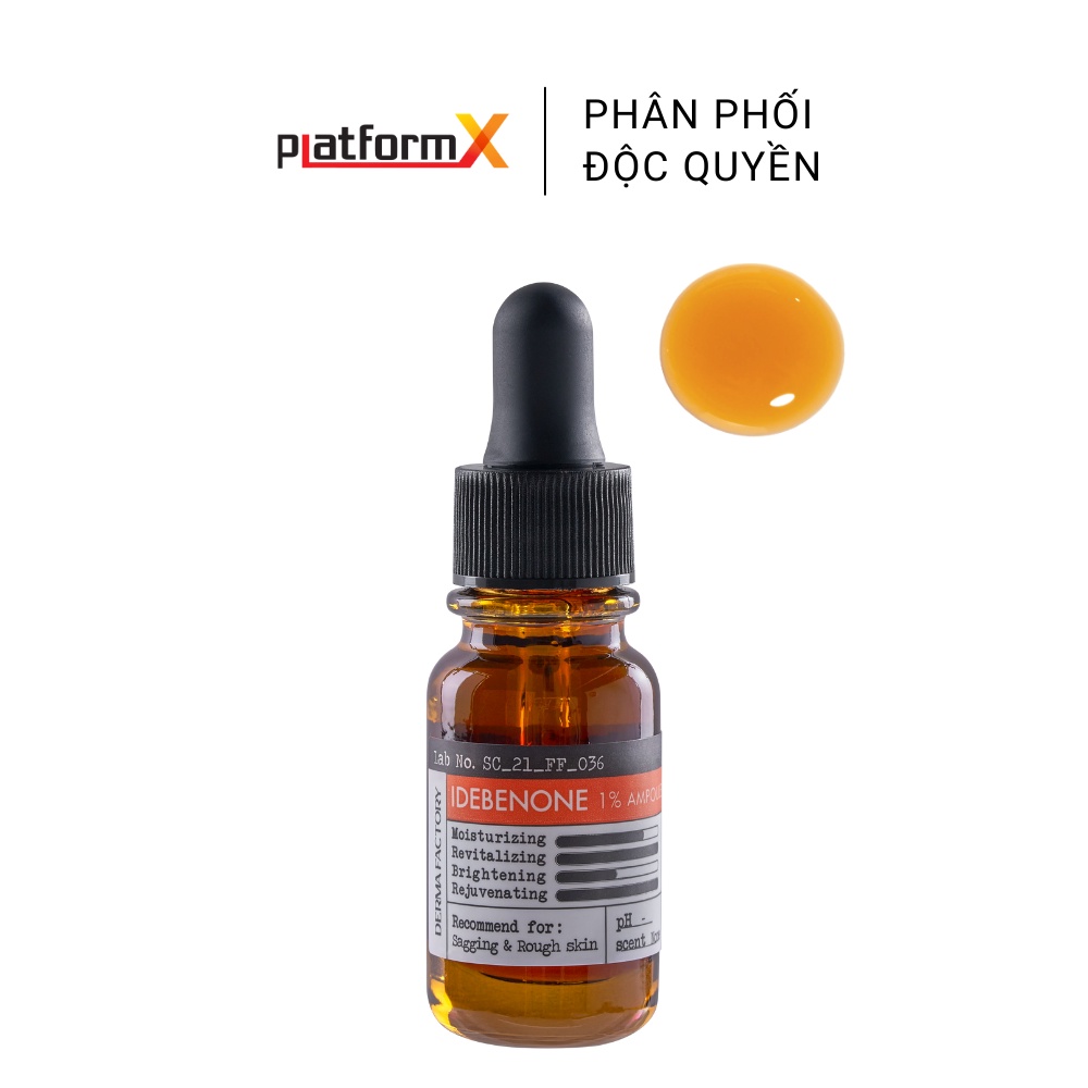 Huyết thanh Derma Factory Idebenone 1% Ampoule 10ml