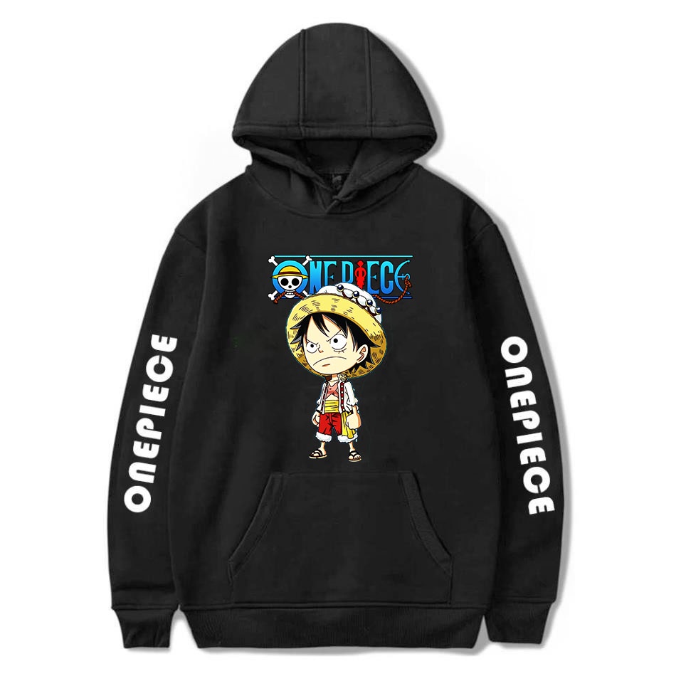 🎁 BST Áo Hoodie In Hình One Piece Luffy Zoro ANime độc đẹp kèm khuyến mại 💖 | LUFFY STORE