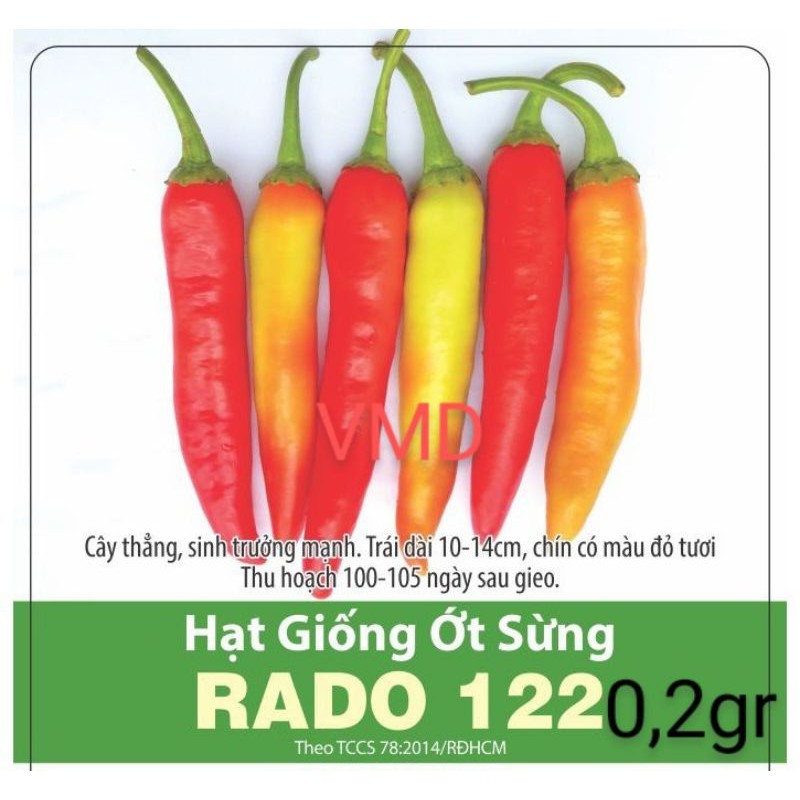 Hạt giống Ớt Sừng