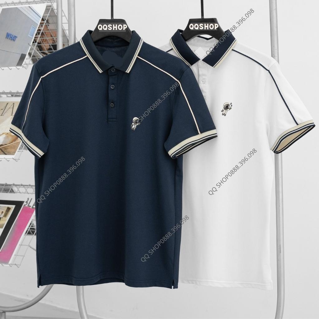 Áo thun nam cổ bẻ áo polo mio cổ bẻ vải cá sấu cotton trẻ trung mặc mát cả ngày