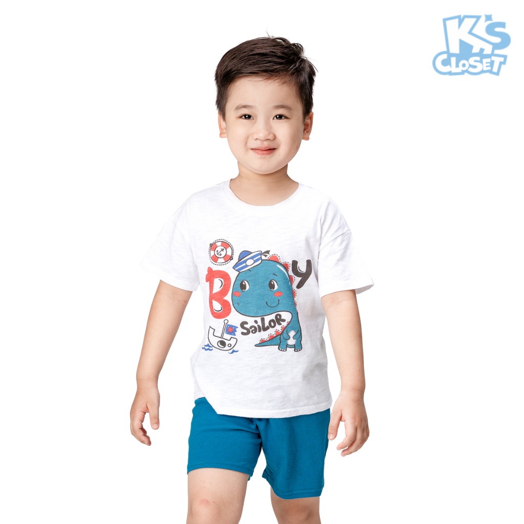 Bộ Đồ Cộc Tay Cho Bé Trai K's Closet Chất Liệu Cotton  E121ONS, E123ONS TMMN
