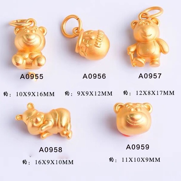 [Hàng Có Sẵn Giao Hàng Ngay Lập Tức] Dây Vòng Tay Dây Bện Mặt Hình Winnie the Pooh Mật Ong Xuyên Thấu Không Gây Dị Ứng Thủ Công Chống Oxy Hóa Màu Vàng Cát Vàng Cao Không Dị Ứng