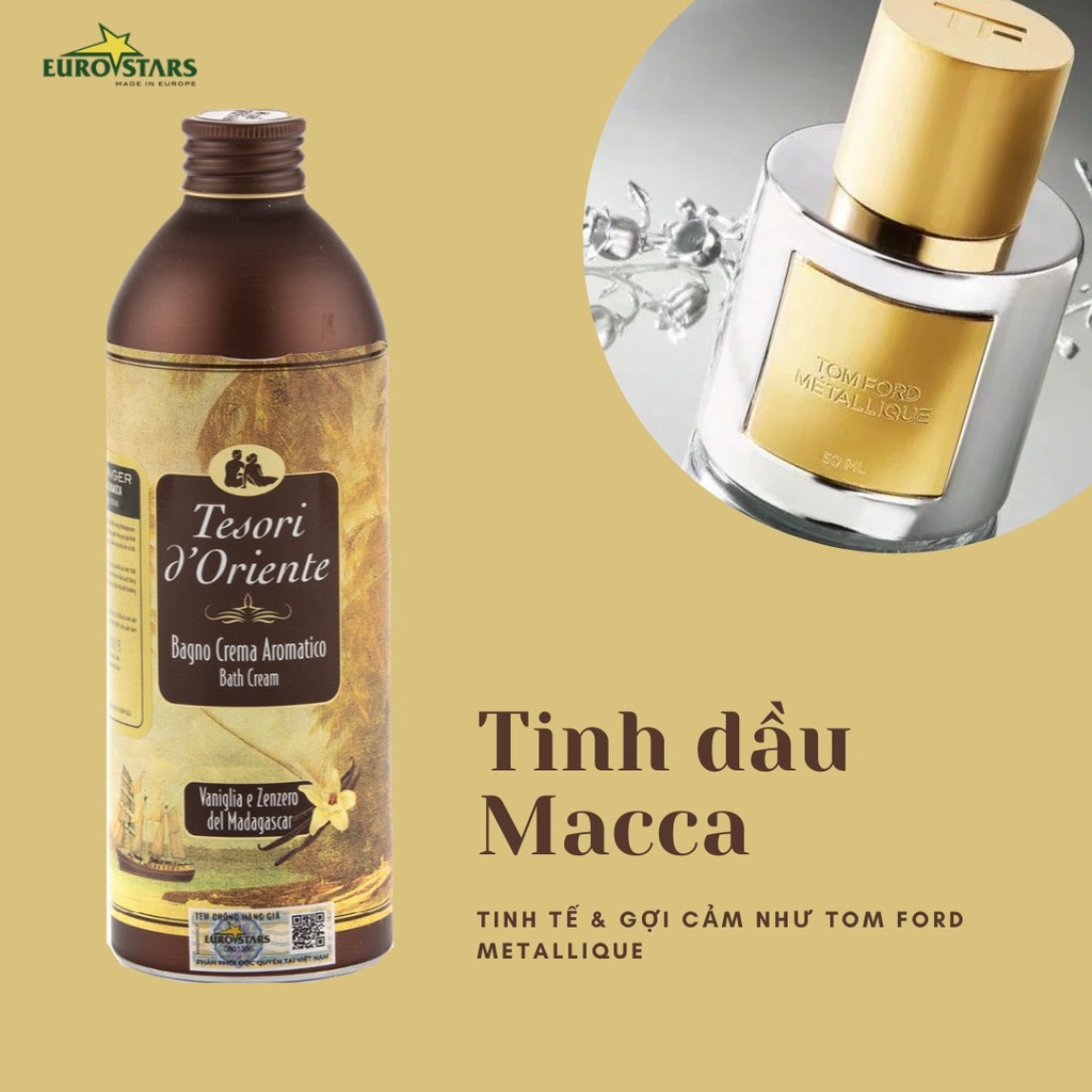 (Hàng Chính Hãng) Sữa Tắm Xích Nước Hoa Tesori D' Oriente Hoa Thanh Long, Hy Lạp Cổ Đại Và Macca 250ml