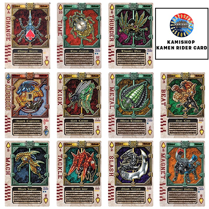 Card Rouze Blade KAMISHOP Thẻ Kamen Rider Blade