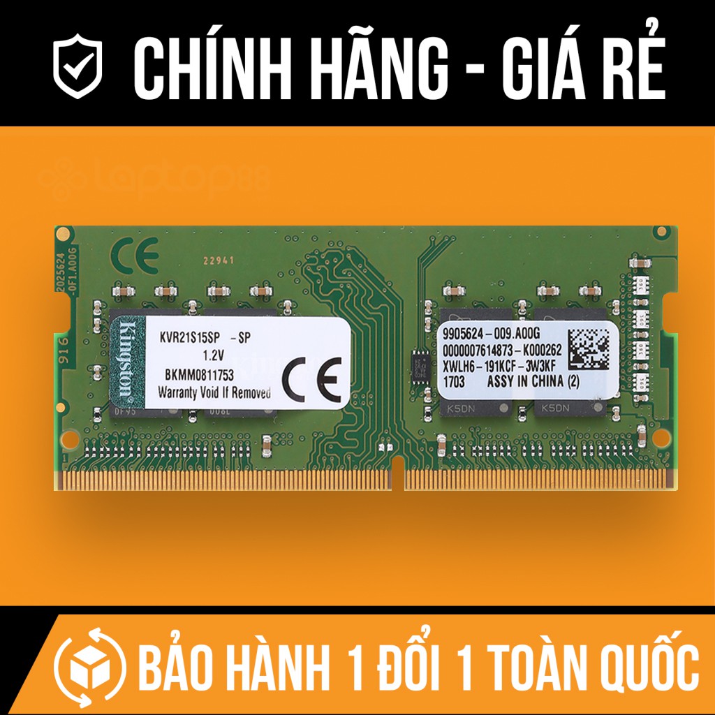 RAM Laptop DDR4 Kingston 2400Mhz - 2666Mhz -3200Mhz Phân phối chính hãng Vĩnh Xuân | BigBuy360 - bigbuy360.vn