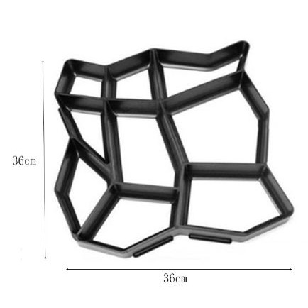 Khuôn Nhựa Đúc Bê TôngTrang Trí Sân Vườn Model A Đường Kính 36cm