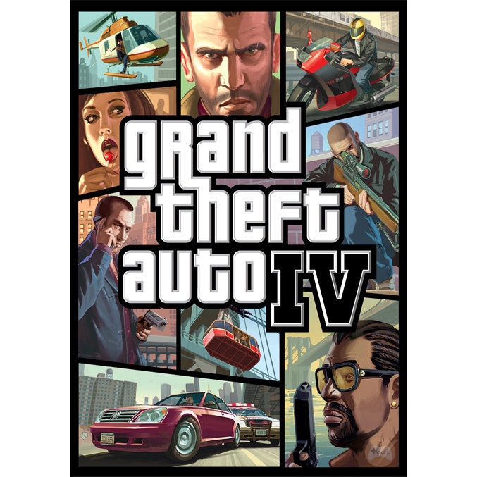 Máy Chơi Game GTA 4 GTA IV Grand Theft Auto IV - PC