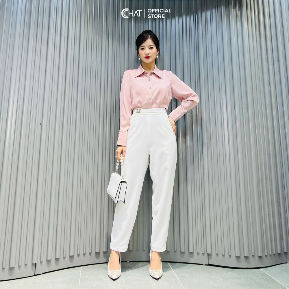 Sơ mi nẹp cúc kiểu CChat Clothes