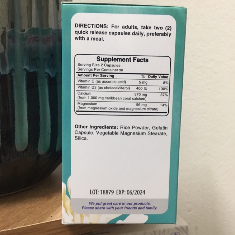 CORAL CALCIUM 1000mg COMPLEX- canxi san hô dành cho người lớn và mẹ bầu