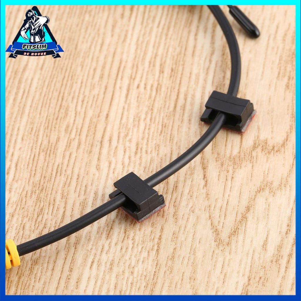 Set 100 Kẹp Giữ Dây Cáp Gắn Xe Hơi Tiện Dụng Giá Đỡ