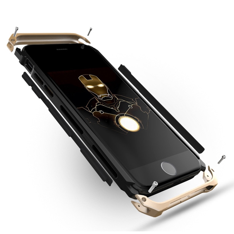 Ốp điện thoại nhôm kim loại cho iPhone 7 8 Plus 5 se 6 6S Plus