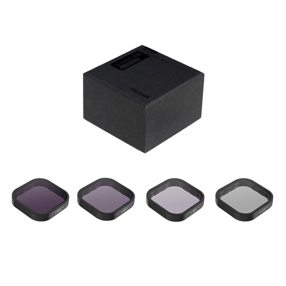 Telesin Bộ Lọc ND8 ND16 ND32 CPL Bằng Hợp Kim Nhôm Cho Camera Hành Trình GoPro Hero 9 10 11