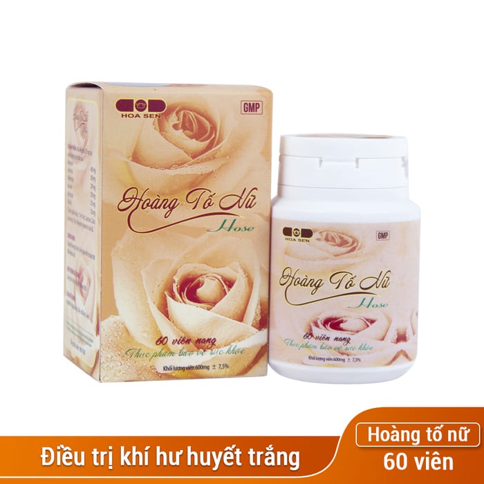 Hoàng Tố Nữ Dân Khang Hỗ Trợ Huyết Trắng, Phụ Khoa - Hủ 60 viên 300gram