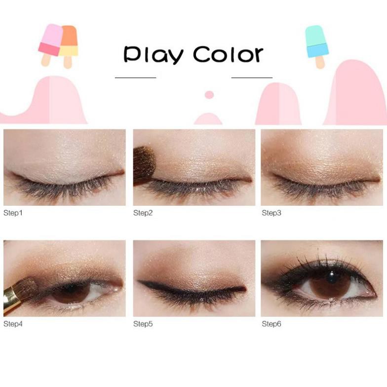 Phấn mắt 10 ô Lameila Play Color Eyes nội địa Trung La Mei La NO:3596