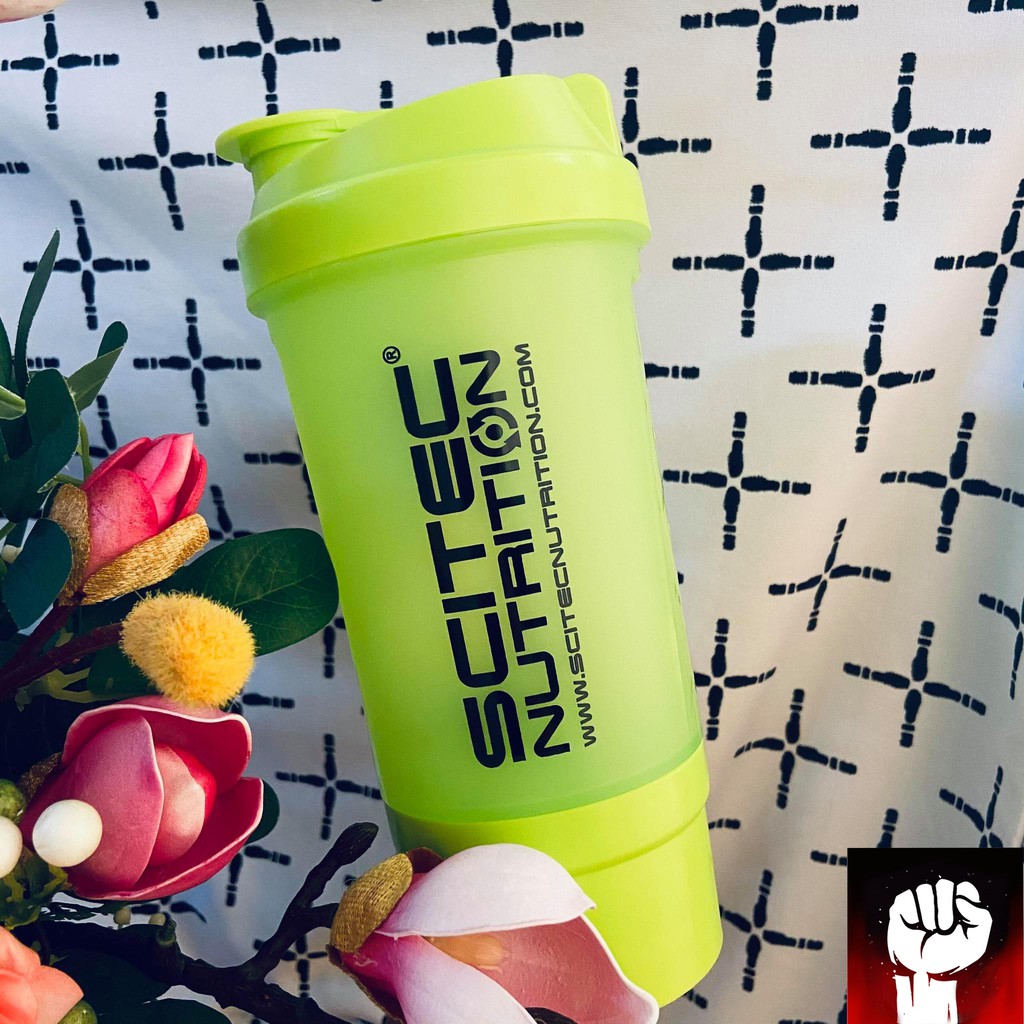 Bình Shaker 2 Ngăn Cao Cấp Scitec Traveller Shaker 700ml Hàng Chính Hãng