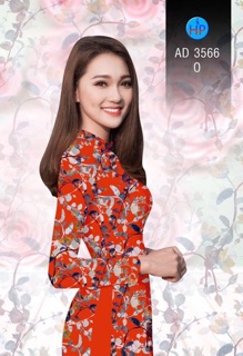 Vải áo dài in hoa nhí